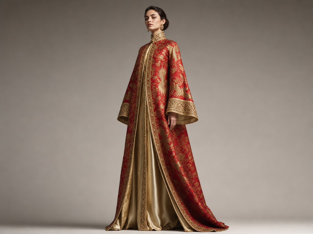 Ming silk damask × Versailles court