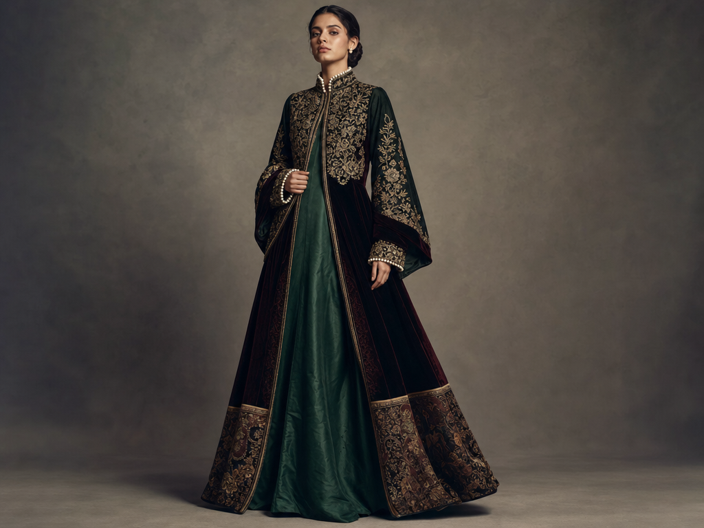 Mughal zardozi × Spanish Baroque Velázquez