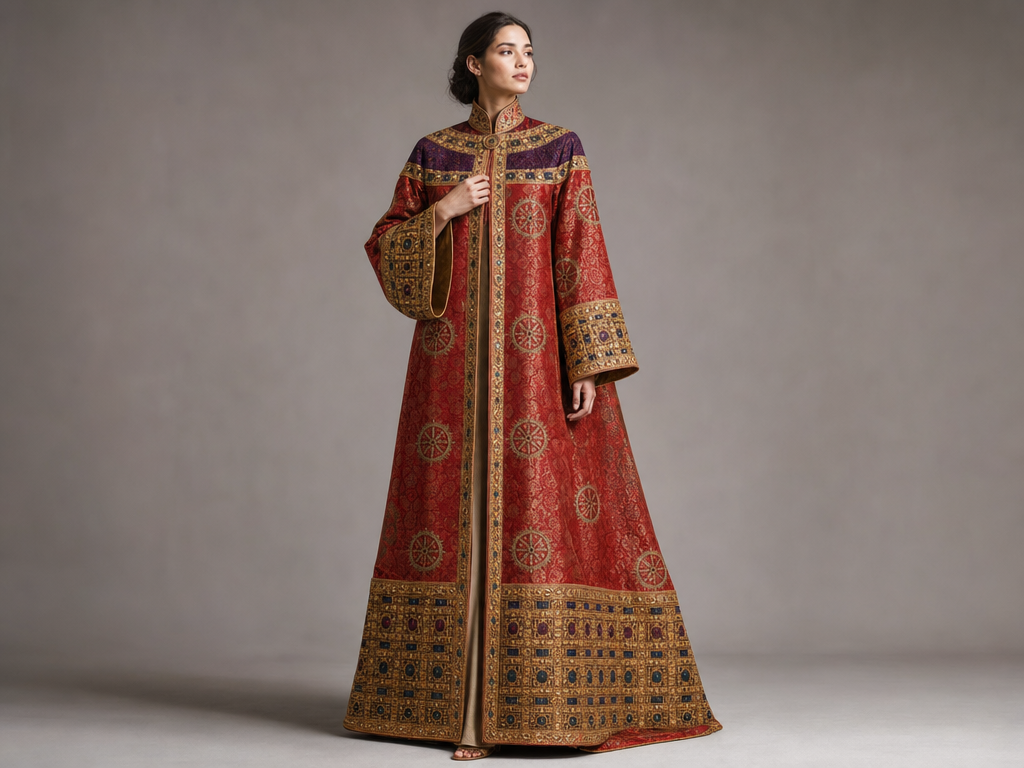 Tibetan brocade × Byzantine imperial dalmatic